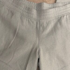 Hollister Heather Gray/light teal blue Lounge Pants